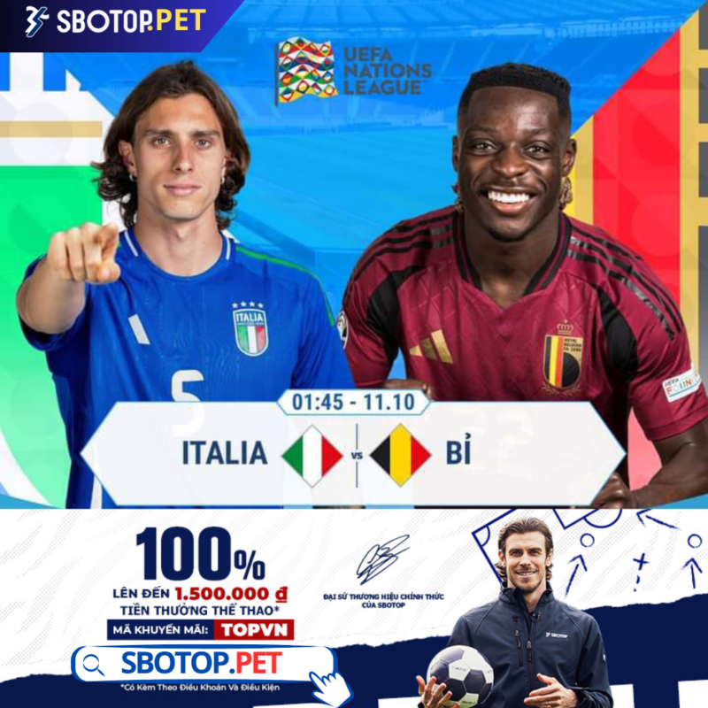 Sbotop nhận định soi kèo italia vs Bỉ